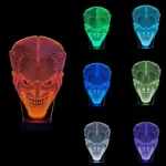 3Dmix 3DL-DRGB059 – 3D LED nočná lampa - Joker (Dual RGB)