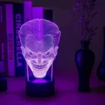 3Dmix 3DL-CRK059 – 3D LED nočná lampa - Joker (Crack základňa)