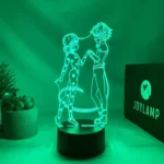 3Dmix 3DL-DRGB063 – 3D LED nočná lampa - Kúzelná Lienka a Čierny Kocúr (Miraculous Ladybug) (Dual RGB)