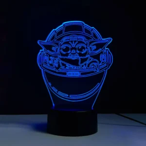 3D-LED-nocna-lampa-Star-Wars-Mandalorian-Baby-Yoda-modra