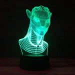 3Dmix 3DL-BTB052 – 3D LED nočná lampa - Avatar (Bluetooth reproduktor - farba biela)