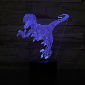 3D-LED-nocna-lampa-dinosaurus-velociraptor-fialova
