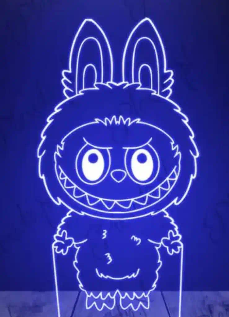 3Dmix 3DL-DFS060 – 3D LED nočná lampa - La Bubu (Aroma) 1 3D-LED-nocna-lampa-la-bubu