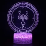 3Dmix 3D-MTV116 - Motív pre 3D LED nočnú lampu - znamenie zverokruku Škorpión