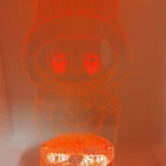 3Dmix 3DL-DRGB060 – 3D LED nočná lampa - La Bubu (Dual RGB)